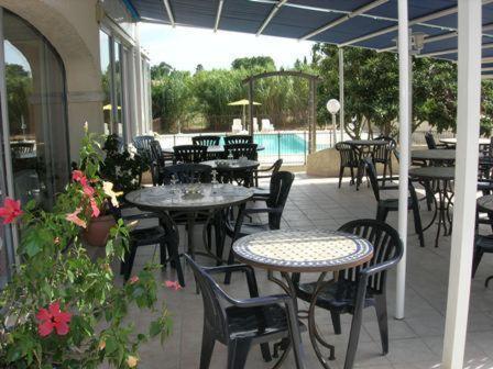 Les Mimosas Hotel ลูเนล ภายนอก รูปภาพ